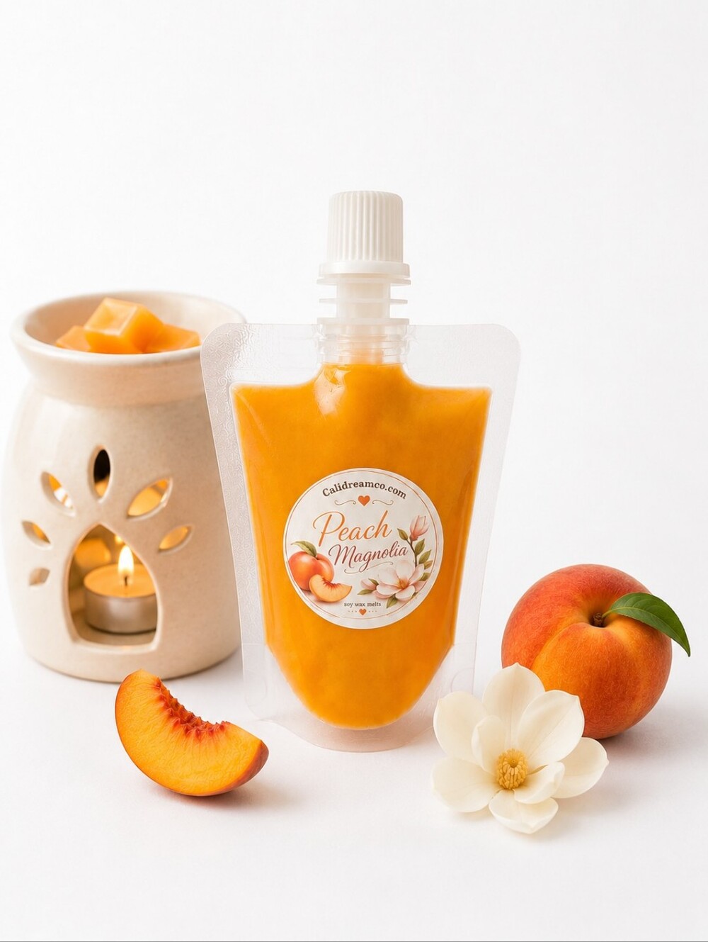Peach Magnolia Squeezable Wax Melt